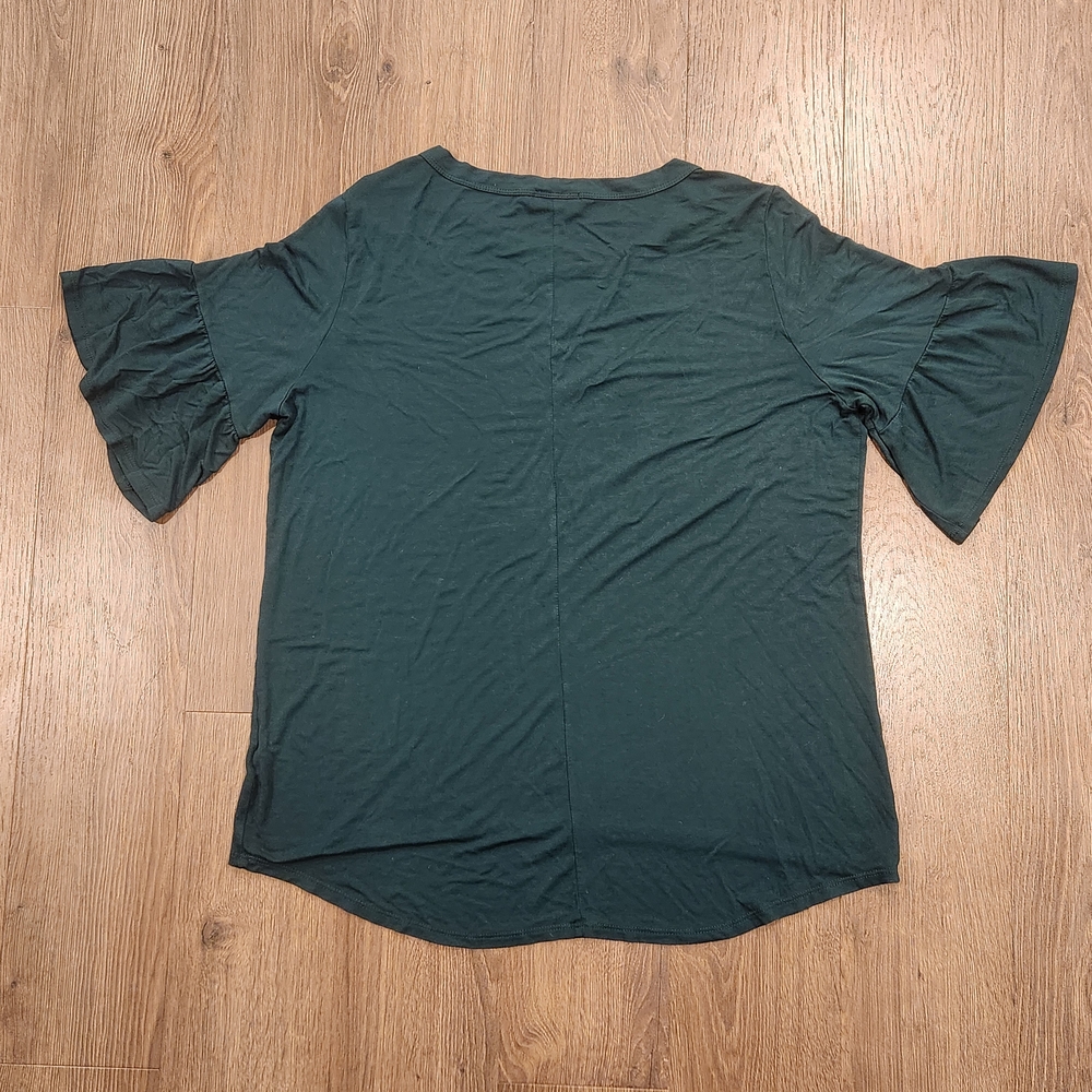 Spartans Women's Short Sleeve Top - Forest Green - Picture 2 of 5